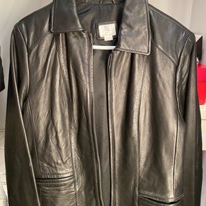 apt 9 leather jacket womens